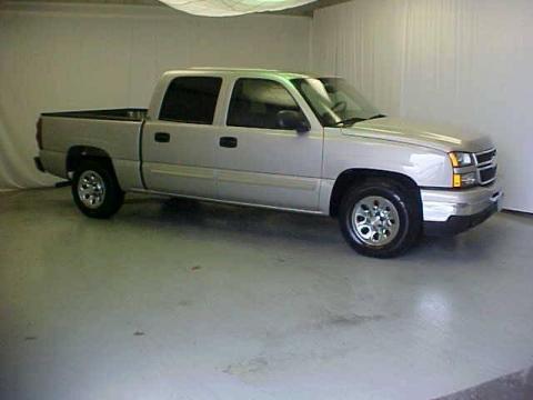 Silver Birch Metallic Chevrolet Silverado 1500 LS Crew Cab.  Click to enlarge.