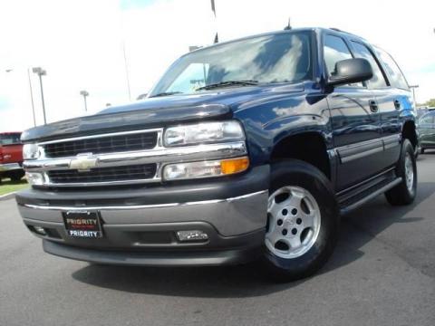 Bermuda Blue Metallic Chevrolet Tahoe LS.  Click to enlarge.