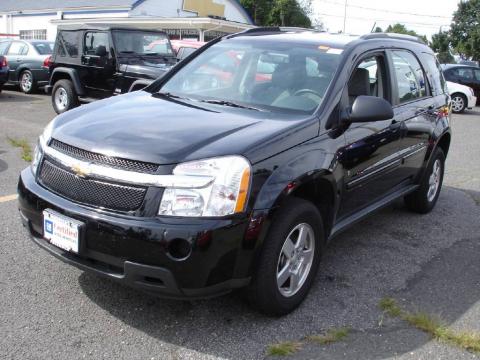 Black Chevrolet Equinox LS.  Click to enlarge.