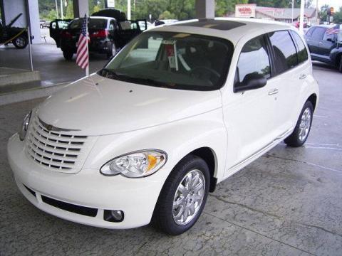 Stone White Chrysler PT Cruiser Touring.  Click to enlarge.