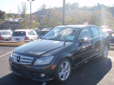 Black Mercedes-Benz C 300 Sport 4Matic.  Click to enlarge.