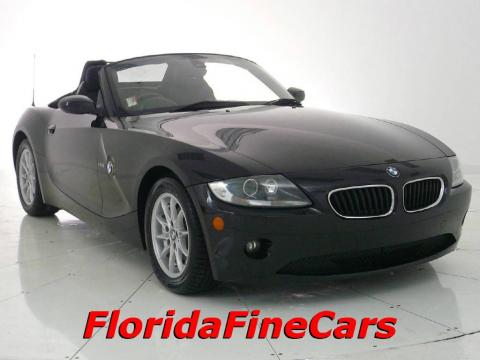 Jet Black BMW Z4 2.5i Roadster. Click to enlarge. Jet Black BMW Z4 2.5i Roadster. Click to enlarge.