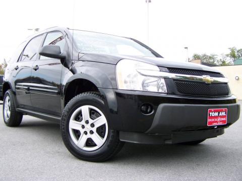 Black Chevrolet Equinox LS.  Click to enlarge.