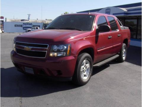 Sport Red Metallic Chevrolet Avalanche LS.  Click to enlarge.