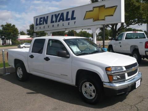 Summit White Chevrolet Colorado LS Crew Cab.  Click to enlarge.