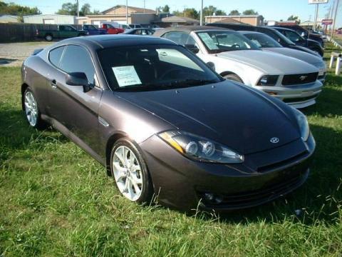 Carbon Gray Hyundai Tiburon GT.  Click to enlarge.