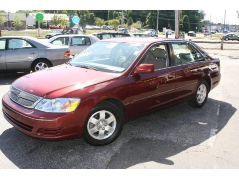 Vintage Red Pearl Toyota Avalon XL.  Click to enlarge.