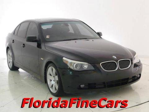 Jet Black BMW 5 Series 530i Sedan.  Click to enlarge.