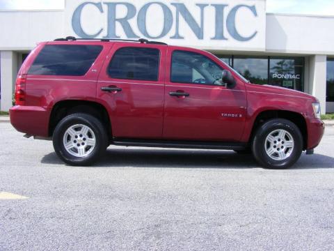 Sport Red Metallic Chevrolet Tahoe LS.  Click to enlarge.