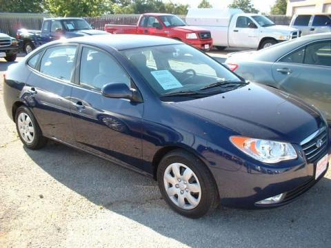 Regatta Blue Hyundai Elantra SE Sedan.  Click to enlarge.