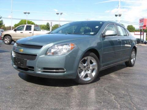 Silver Moss Metallic Chevrolet Malibu LT Sedan.  Click to enlarge.