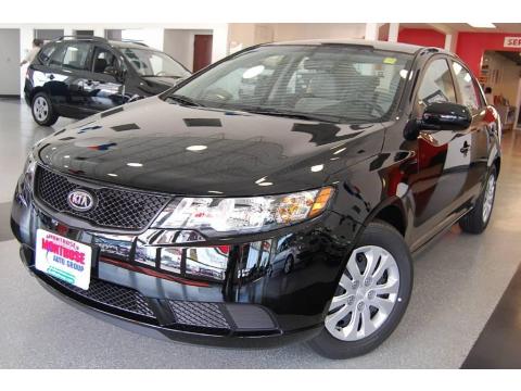 Ebony Black Kia Forte LX.  Click to enlarge.