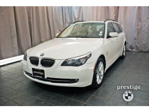 Alpine White BMW 5 Series 535xi Sports Wagon.  Click to enlarge.