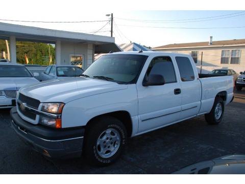 Summit White Chevrolet Silverado 1500 LT Extended Cab.  Click to enlarge.