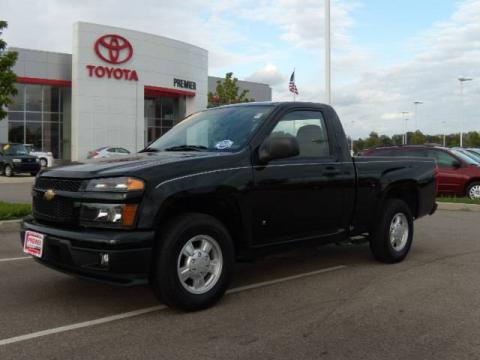 Black Chevrolet Colorado LS Regular Cab.  Click to enlarge.