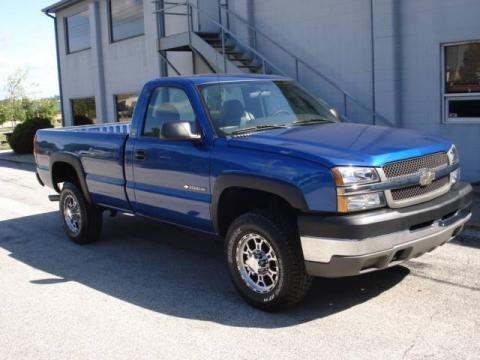 Arrival Blue Metallic Chevrolet Silverado 2500HD LS Regular Cab.  Click to enlarge.