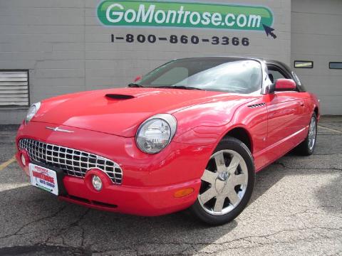Torch Red Ford Thunderbird Premium Roadster.  Click to enlarge.
