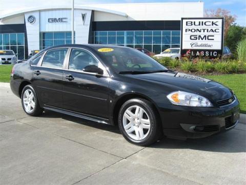 Black Chevrolet Impala LT.  Click to enlarge.
