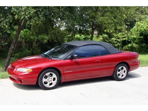 Inferno Red Pearl Chrysler Sebring JXi Convertible.  Click to enlarge.