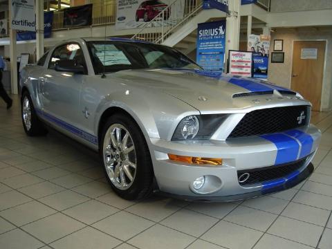 Brilliant Silver Metallic Ford Mustang Shelby GT500KR Coupe.  Click to enlarge.