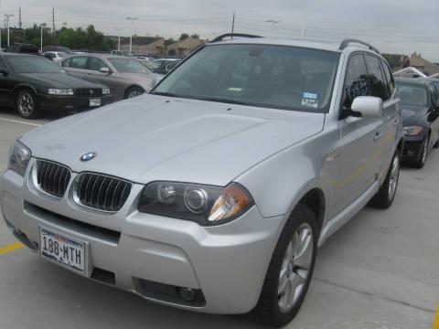 Titanium Silver Metallic BMW X3 3.0i.  Click to enlarge.