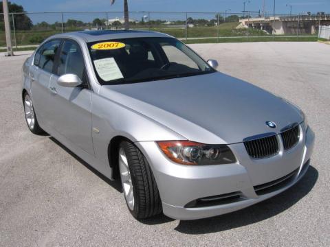 Titanium Silver Metallic BMW 3 Series 335i Sedan.  Click to enlarge.