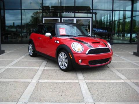 Chili Red Mini Cooper S Hardtop.  Click to enlarge.
