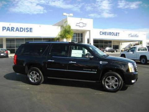 Black Raven Cadillac Escalade ESV AWD.  Click to enlarge.