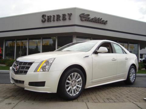 White Diamond Tricoat Cadillac CTS 3.0 Sedan.  Click to enlarge.