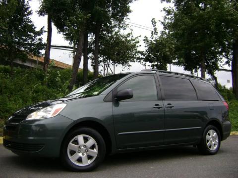 Aspen Green Pearl Toyota Sienna CE.  Click to enlarge.