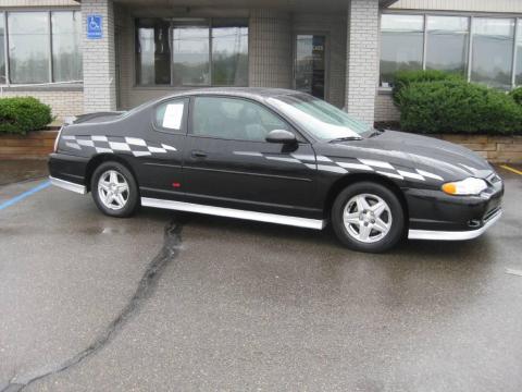 2001 Chevrolet Monte Carlo Ss. Black 2001 Chevrolet Monte