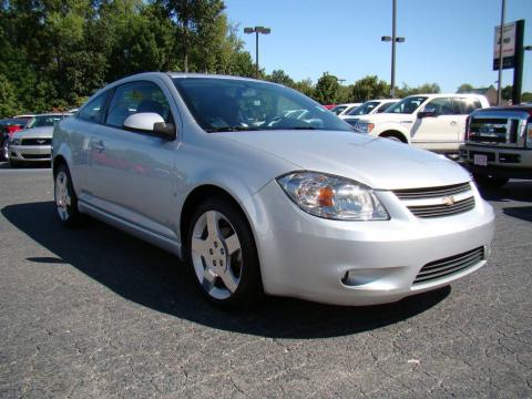 Silver Ice Metallic Chevrolet Cobalt LT Coupe.  Click to enlarge.