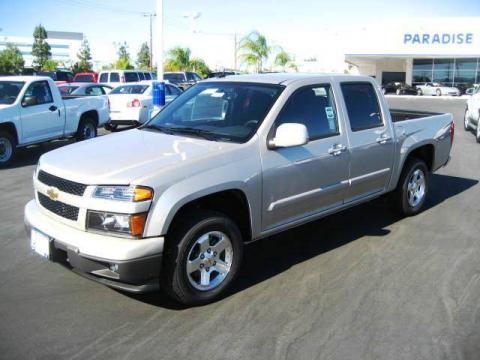 Silver Birch Metallic Chevrolet Colorado LT Crew Cab.  Click to enlarge.