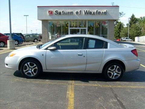 Silver Nickel Saturn ION 2 Quad Coupe.  Click to enlarge.