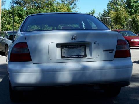 Frost White Honda Accord LX Sedan.  Click to enlarge.