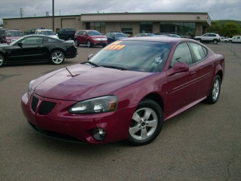 Sport Red Metallic Pontiac Grand Prix Sedan.  Click to enlarge.