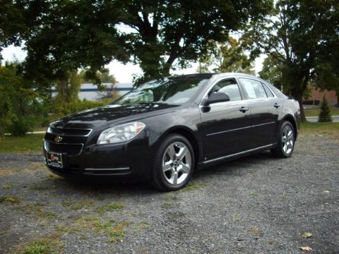 Black Granite Metallic Chevrolet Malibu LT Sedan.  Click to enlarge.