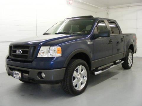 Dark Blue Pearl Metallic Ford F150 FX4 SuperCrew 4x4.  Click to enlarge.