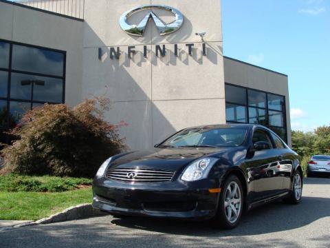 Black Obsidian Infiniti G 35 Coupe.  Click to enlarge.