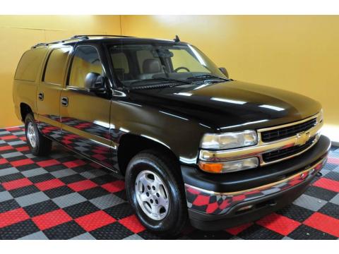 Black Chevrolet Suburban LT 1500 4x4.  Click to enlarge.
