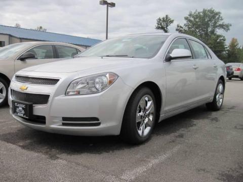 Silver Ice Metallic Chevrolet Malibu LT Sedan.  Click to enlarge.