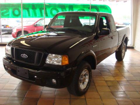 Black Ford Ranger Edge SuperCab.  Click to enlarge.