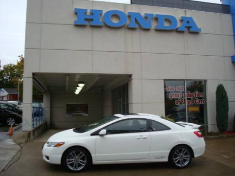 Taffeta White Honda Civic Si Coupe.  Click to enlarge.