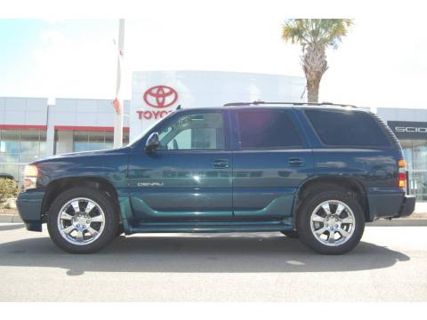 Blue Green Crystal GMC Yukon Denali AWD.  Click to enlarge.