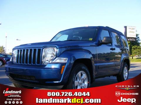 Deep Water Blue Pearl Jeep Liberty Sport.  Click to enlarge.