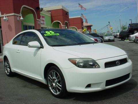 Super White Scion tC .  Click to enlarge.