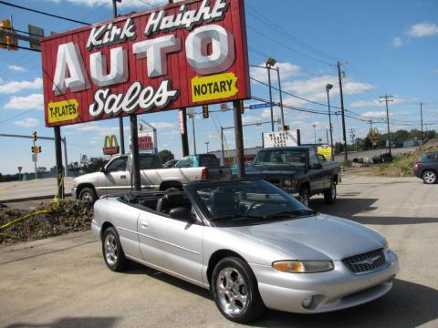 Bright Silver Metallic Chrysler Sebring JXi Convertible.  Click to enlarge.