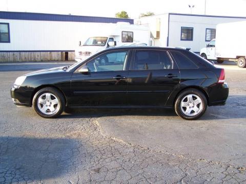Black 2005 Chevrolet Malibu Maxx LT Wagon with Gray interior Black Chevrolet 