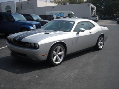 Bright Silver Metallic Dodge Challenger SRT8.  Click to enlarge.