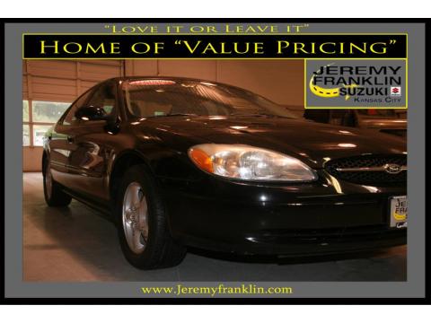 Black Ford Taurus SES.  Click to enlarge.